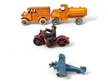 Excellent Lot of (4) Cast Iron Vehicles