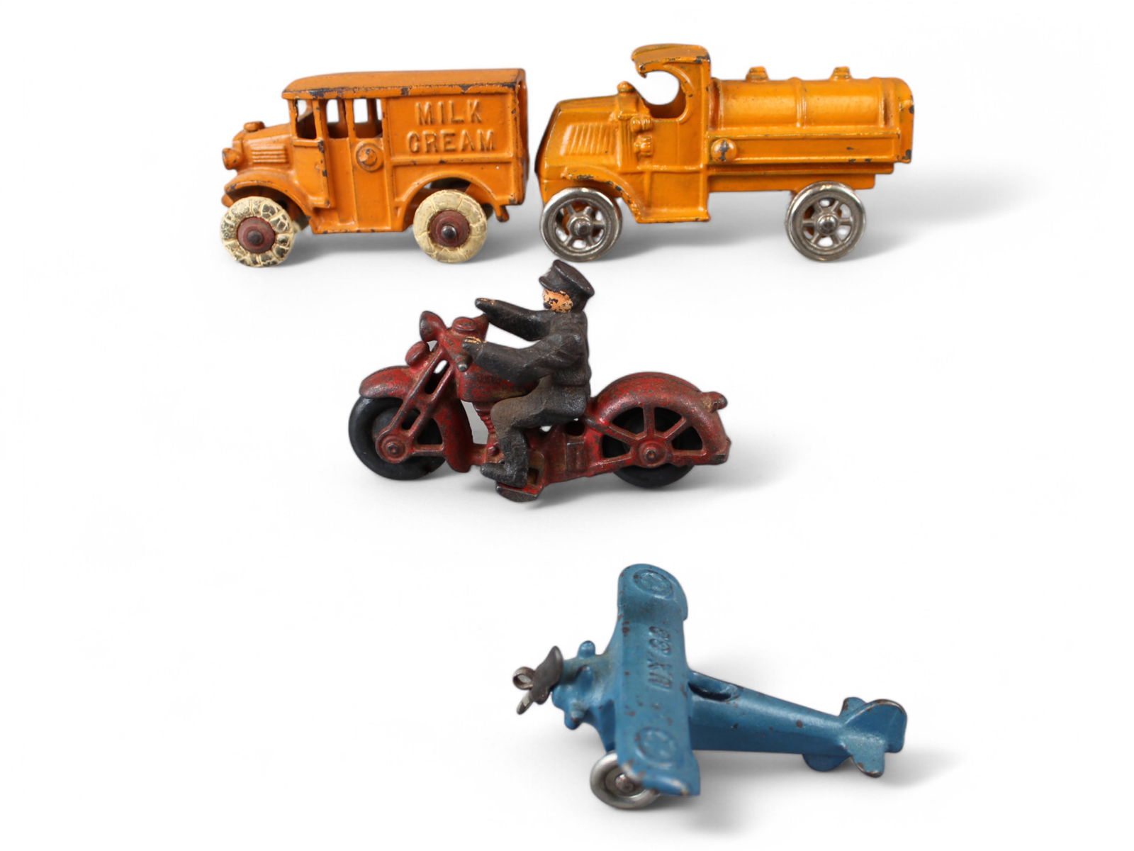 Excellent Lot of (4) Cast Iron Vehicles (1 of 2)