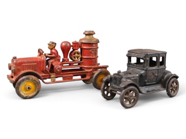 Lot of (2) Cast Iron Vehicles