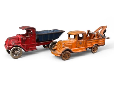 Lot of (2) Cast Iron Trucks