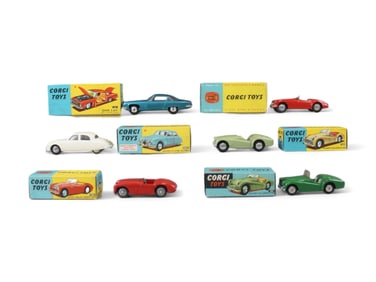 (6) Boxed Corgi Diecast Cars