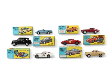 (6) Boxed Corgi Diecast Cars