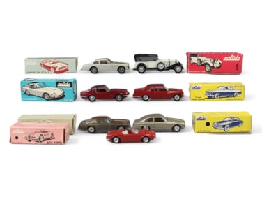 (7) Boxed Solido Diecast Cars