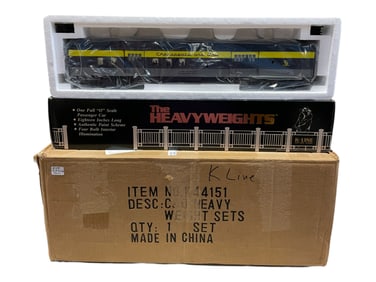 6 K-Line C&O Scale Heavyweights