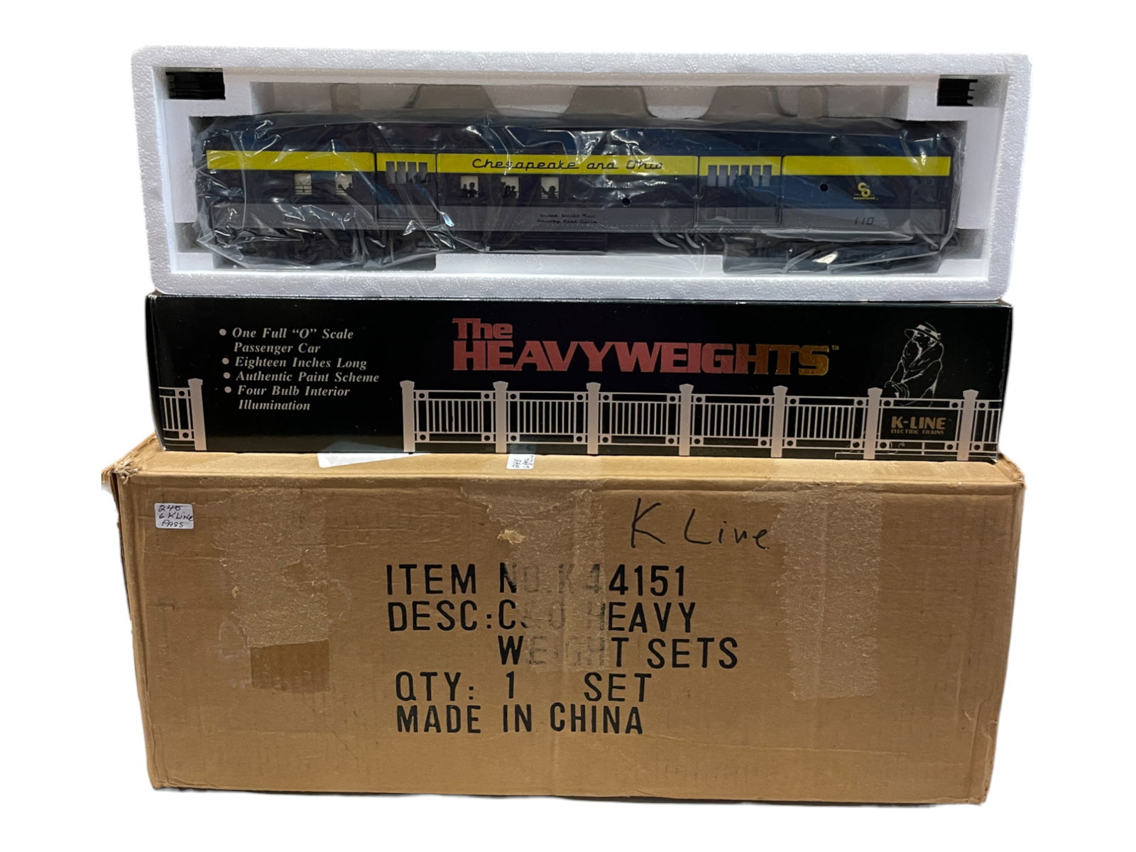 6 K-Line C&O Scale Heavyweights (1 of 3)