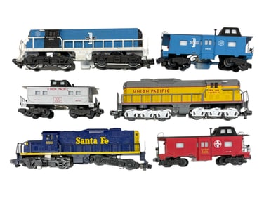 3 Lionel American Flyer Diesel & Caboose Pairs