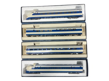 4pc KTM HO Brass Japanese High Speed Train