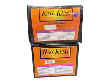 2 MTH RailKing Steam Locomotives