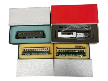 4pc Brass HOn3 Motorized Unit Group