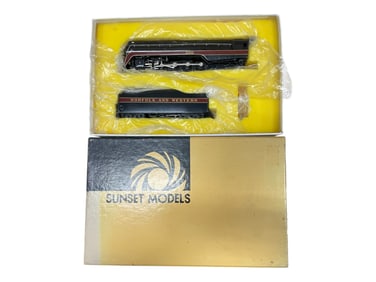 Sunset Brass N&W J Steam Locomotive