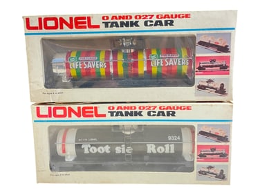 Lionel Lifesavers & Tootsie Roll Tank Cars