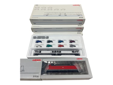 5pc Digital Marklin HO DB Auto Transport Train