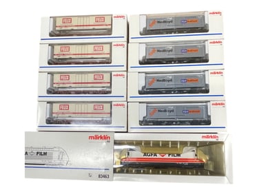 9pc Marklin HO Swiss Container Train