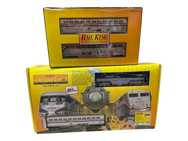 Extended MTH Amtrak SuperLiner Set