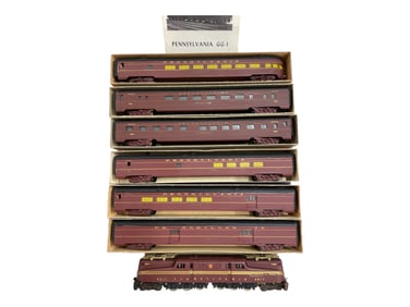 1957 Penn Line HO PRR Modernism Set