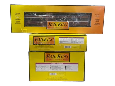 MTH RailKing LV Streamline Pass Cars