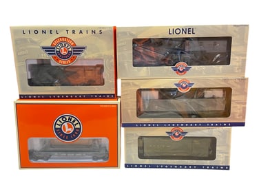 5 Lionel Operating & Celebration Cars