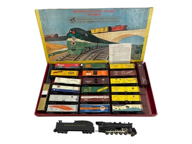 1956 HO Steam Freight Set