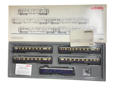 Marklin HO Rheingold Passenger Car Set