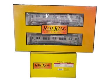 MTH RailKing MTA R12 Subway Set(GRAY)