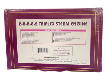 MTH 20-3360-1E Erie Tri-Plex Articulated