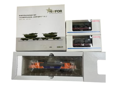 4pc Marklin HO Norse Military Train
