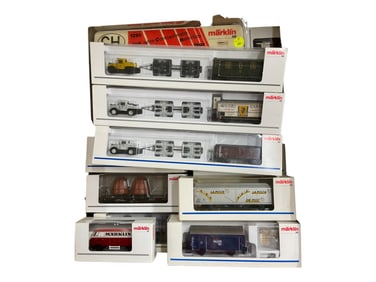 16 Assorted Marklin Freight Cars & Specials