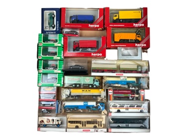 27 Boxed HO Vehicles