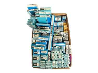 100+ Boxed Marklin HO Catenary & Track