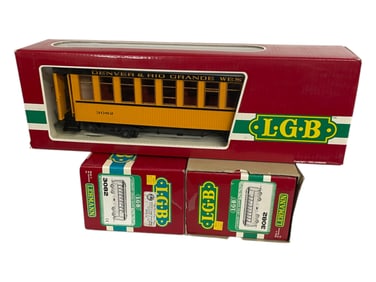 3 LGB 3082 D&RGW Passenger Coaches