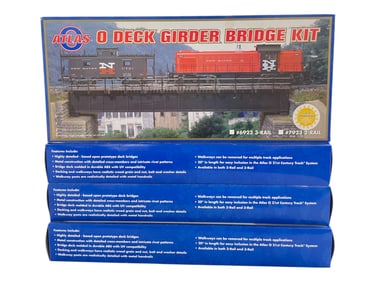 4 Atlas 6923 O Deck Girder Bridge Sets