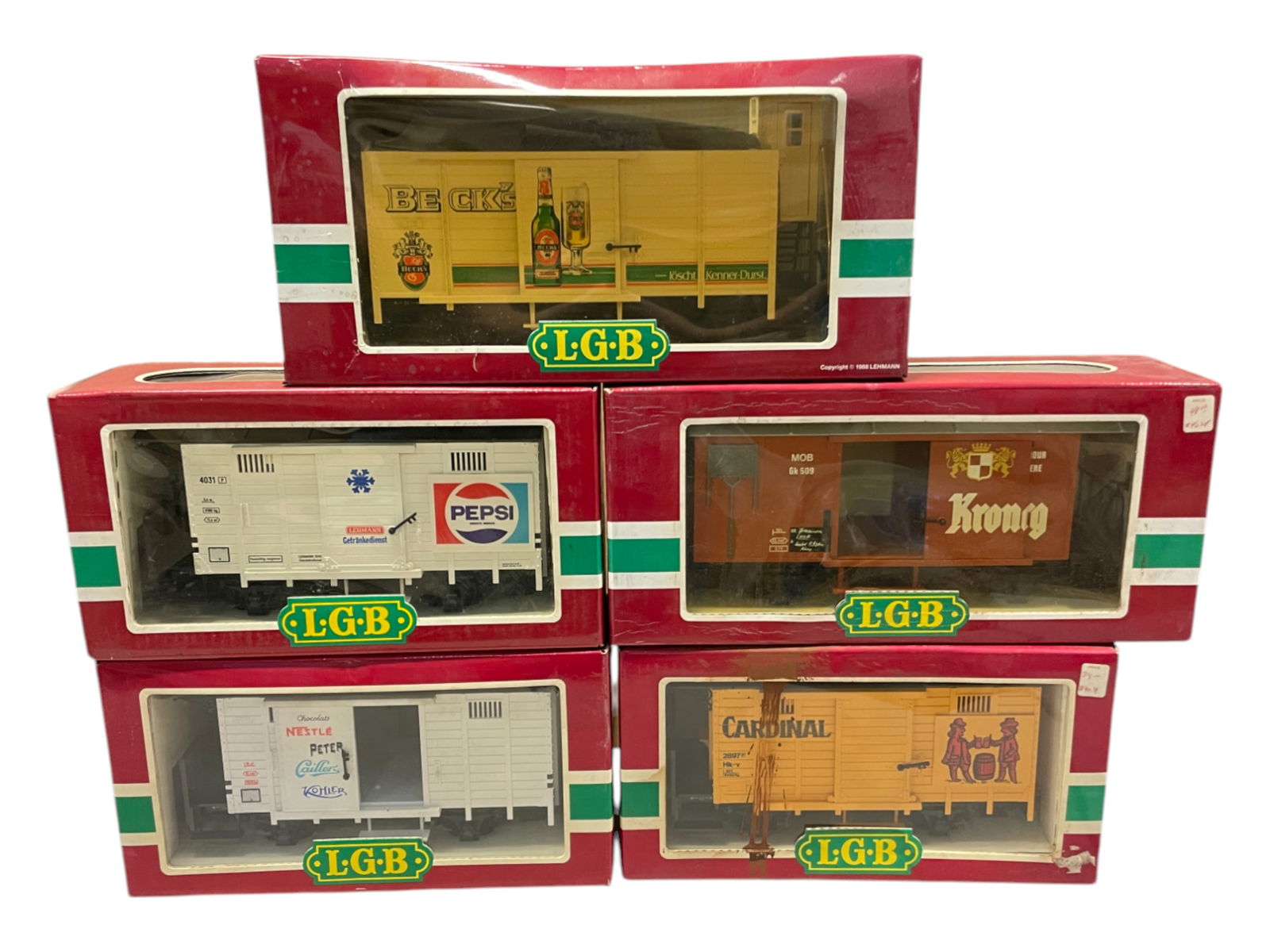 5 LGB 4-Whl Freights (1 of 5)