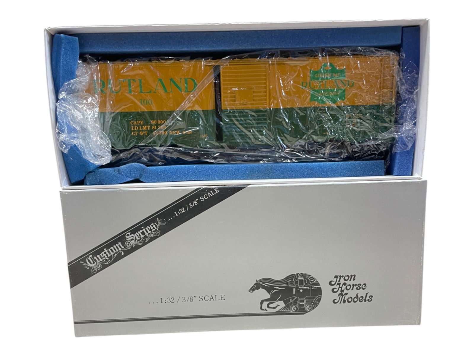 Precision Scale 1 Ga Brass Rutland Boxcar (1 of 3)