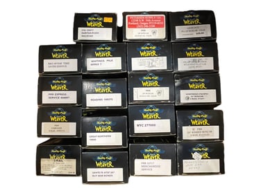 19 Assorted Weaver Hi-Rail Freights