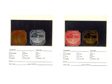 Lot of Zeppelin Related Labels & Stamps
