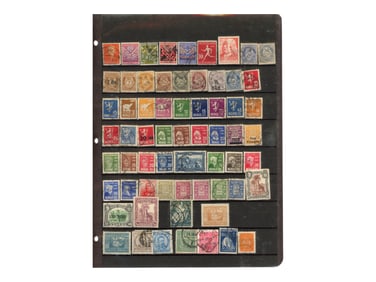 Foreign Stamp Lot in Stock Book
