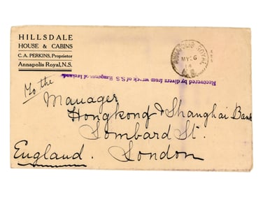Scarce 1914 Empress of Ireland Cover