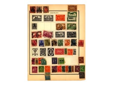 Large Estate Stamp Lot