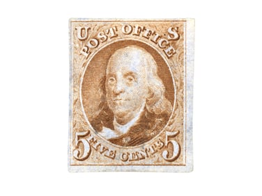 United States #1 Five Cent Brown Unused