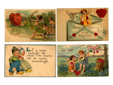 Valentines Postcard Album