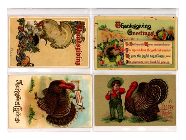 (60)+ Thanksgiving Postcards