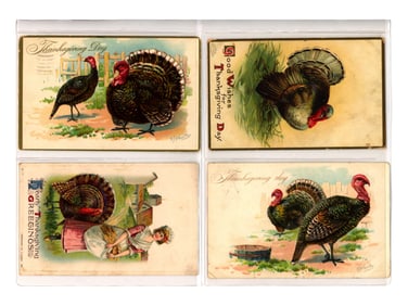 (60)+ Thanksgiving Postcards