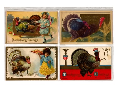 (60)+ Thanksgiving Postcards
