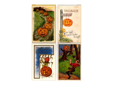(25) Halloween Postcards