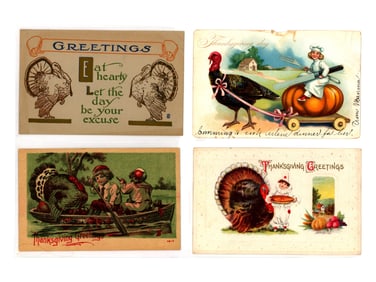 Thanksgiving Postcard Lot