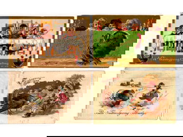 Thanksgiving Postcard Lot