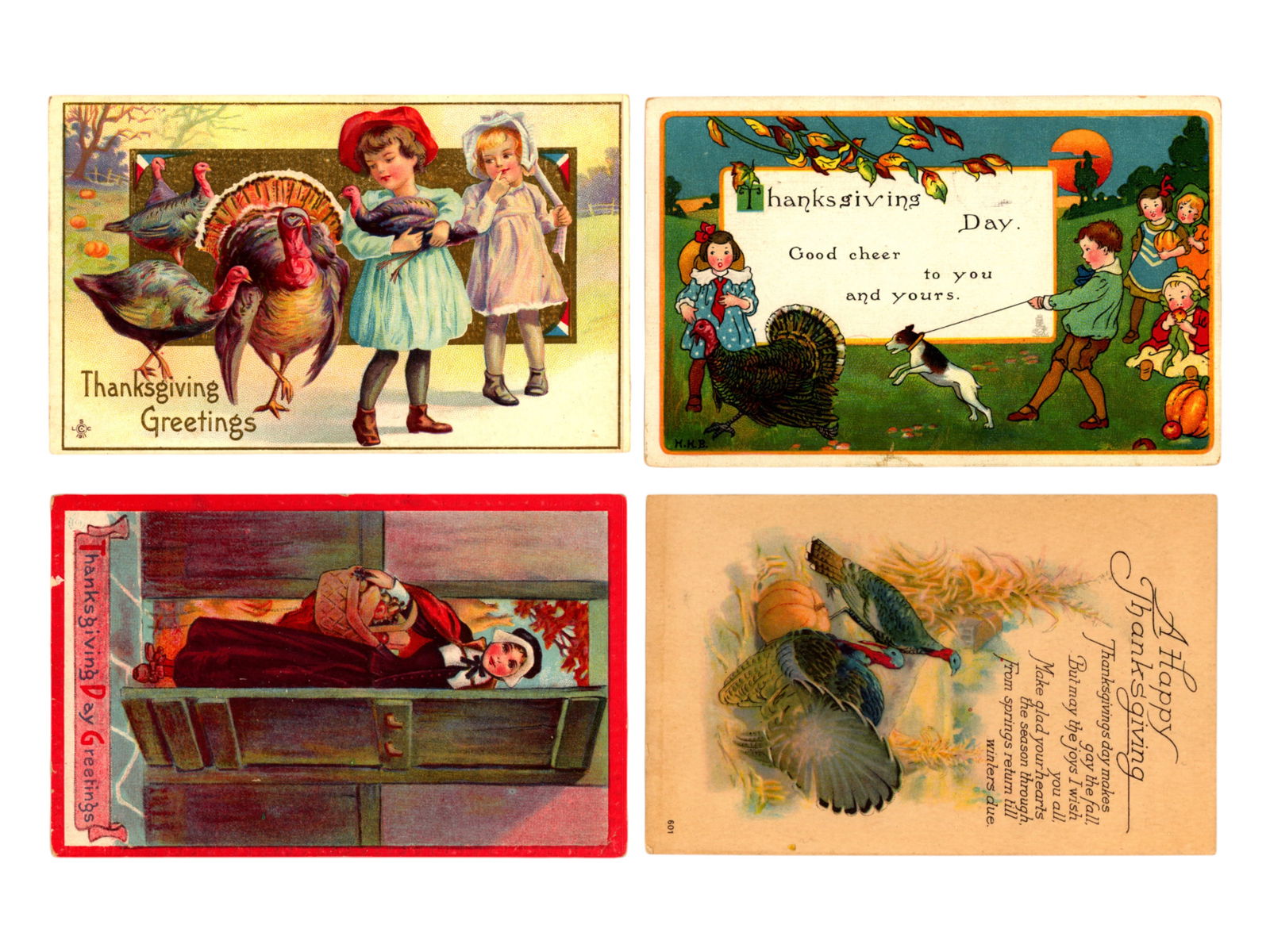 Thanksgiving Postcard Lot (1 of 4)