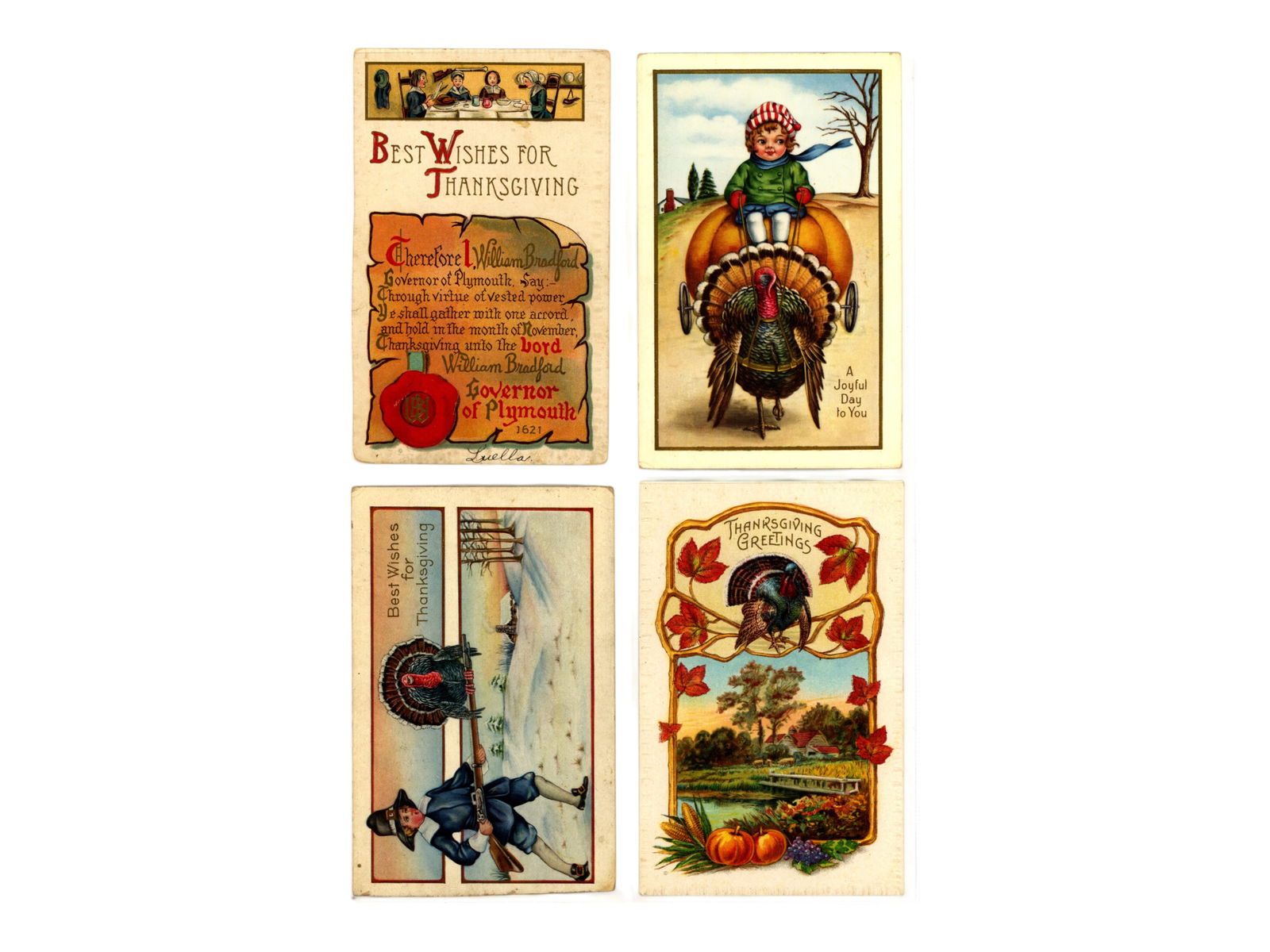 Thanksgiving Postcard Lot (1 of 4)