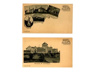 (2) South Carolina & West Indian Expo Postcards