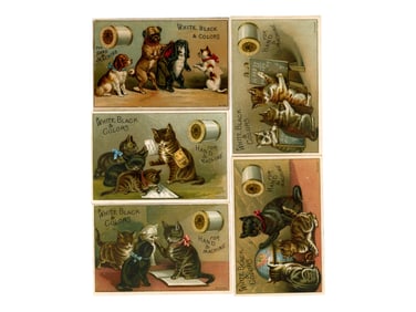 Lot of Assorted Sewing Related Advertising Cards